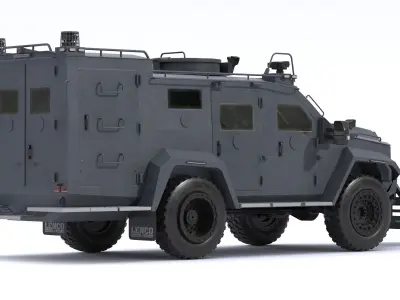 Lenco Bombcat Armored Vehicle 3D model