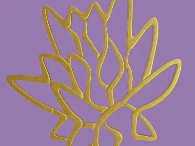 Earrings Free low-poly 3D model