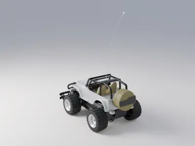 Jeep Car Toy Remote Control Free 3D model
