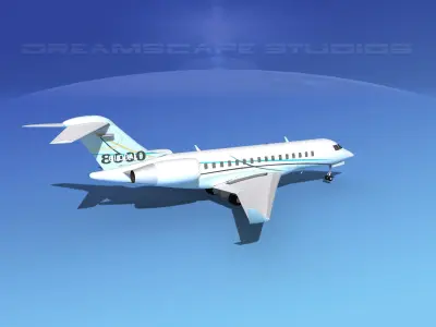 Global Express 8000 V02 3D model