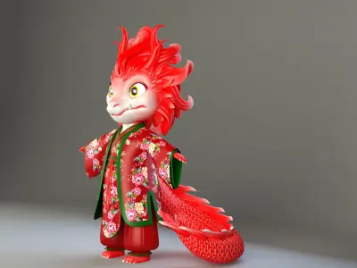 Little Dragons  3D model