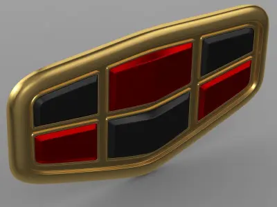 geely emgrand logo 3D model