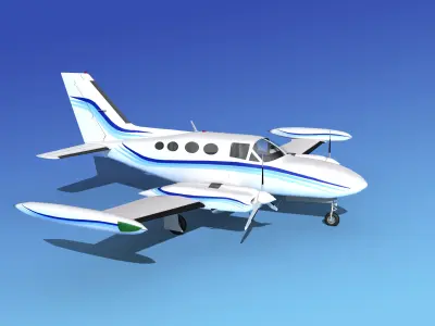 Cessna 421 Golden Eagle V20 3D model