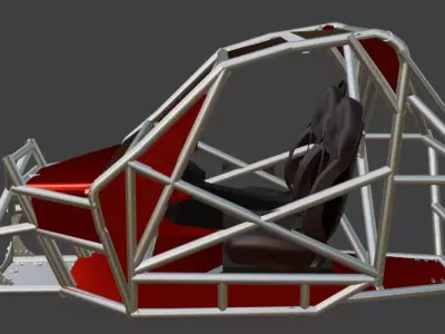  buggy frame Free 3D model