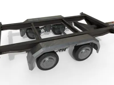 Car Trailer 3D model
