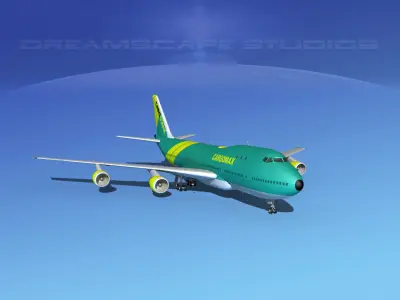 Boeing 747-100 CargoMax 3D model