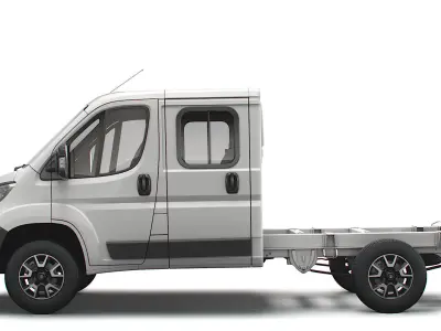 Vauxhall Movano Chassis Truck Crew Cab 3450 WB 2022 3D model