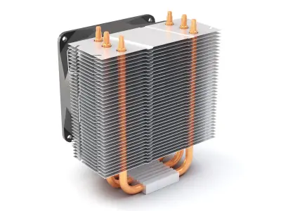 CPU Cooler 3D model