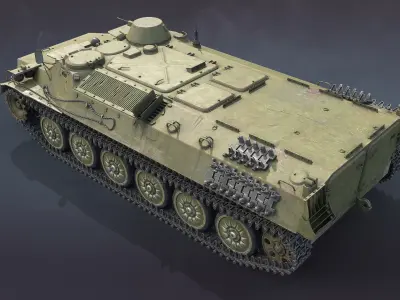 MT-LB Version 2 Low-poly 3D model