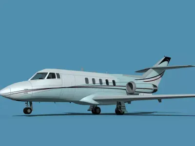 British Aerospace 125 Dominie V10 3D model