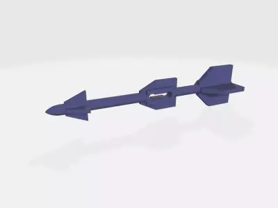 GI JOE SKYSTRIKER - missile 2 3D print model