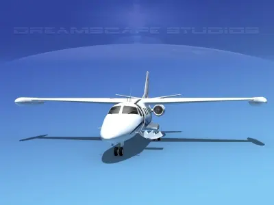 Dreamscape AT-48 Jet Executive V07 3D model