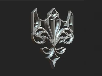 Gothic ornament 28 3D model