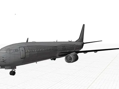 Boeing 737-800 AIR ASIA 3D model