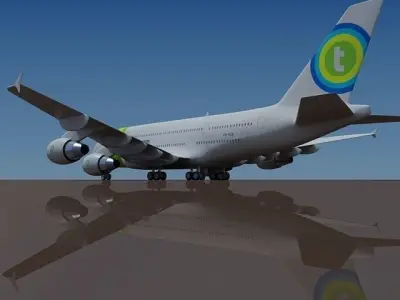 Transavia Airlines Dutch 3D model