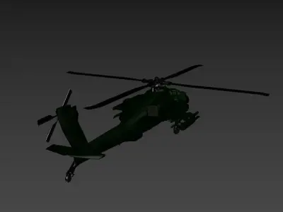 APACHE helicopter - helicopter 3D model
