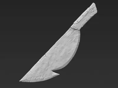Zbrush Sword 01 3D model