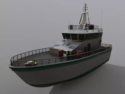 Mine Vessel 3D model