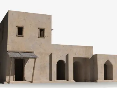 Arab x40 Low-poly 3D model