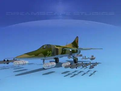 MIG-27 Flogger V01 USSR 3D model