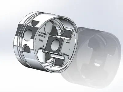 Piston Lycoming IO-390 3D model