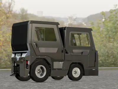 Aviation Towing TUG Tractor 3D model