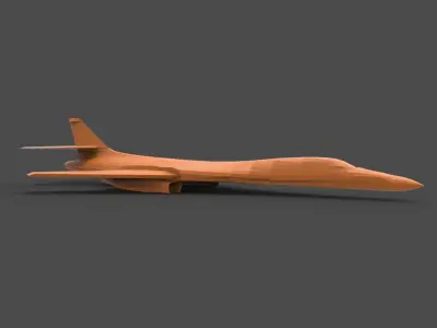 Rockwell B-1 3D print model