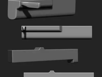 Gun Parts IMM Brush Pack 33 in One 3D model