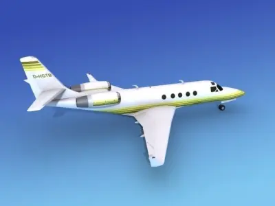 IAI Astra Jet V11 3D model
