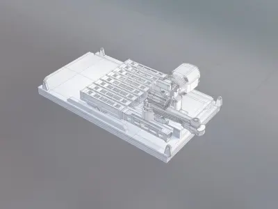 Robot Launcher Unit 3D model