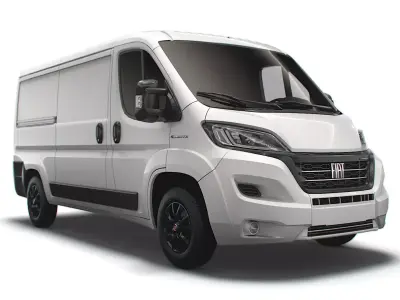 Fiat E Ducato Van L2H1 2022 3D model