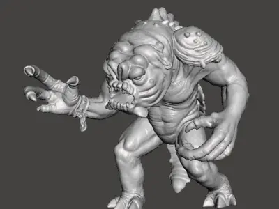 RANCOR MINIATURE MODELS SET FOR SCIFI OR FANTASY GAMES LEGION 3D print model