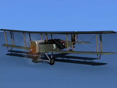 Airco DH-4 V03 USASC 3D model