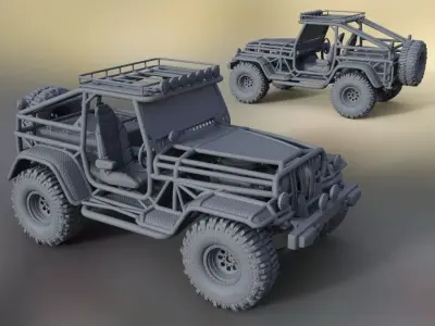 Wrangler Truck 2022 3D model
