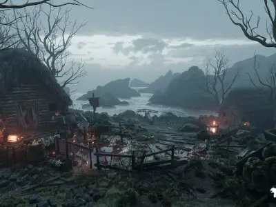 The Aftermath Medieval Environment Low-poly 3D model