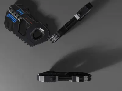 Sci Fi Energy Pistol 3D model