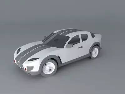Japanese Sports car Free 3D model