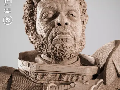 STAR WARS Saw Gerrera Portrait Bust 3D print model purchase