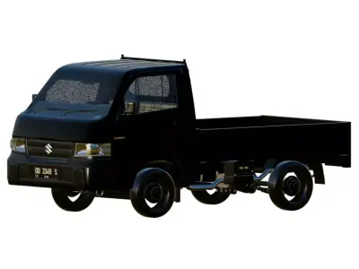 Suzuki Carry - 3D Printable STL Model - Mini Truck 3D print model