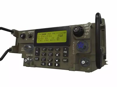 Radio military AN PRC-117G 3D model