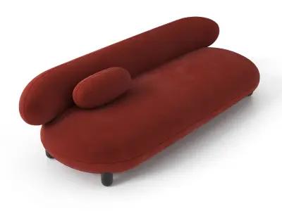 Noom Flock Sofa 270 Free 3D model