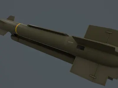 Armament for F15E pack Low-poly 3D model