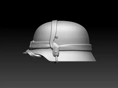 helmet wwii 3D print model