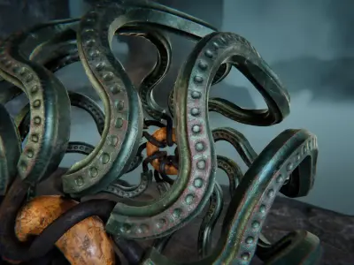 Ancient Artifact 6 Low-poly 3D model