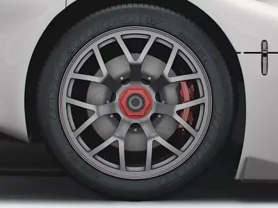 Radical SR10 wheel 3D model