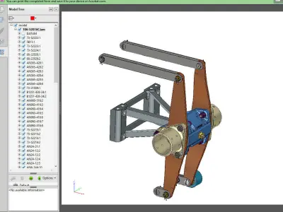 P-51D Mustang Elevator Horn Assembly Fus Sta 305-996 3D print model