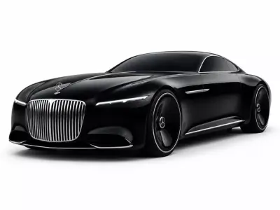 Futuristic Mercedes-Benz Luxury Coupe Concept 3D model