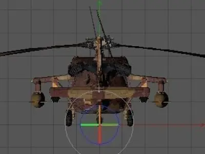 UH-60 Blackhawk IDFAF 3D model