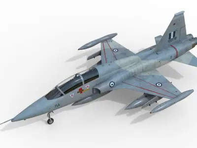 F-5B Freedom fighter 3D model