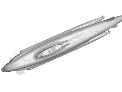Submarine 3D model